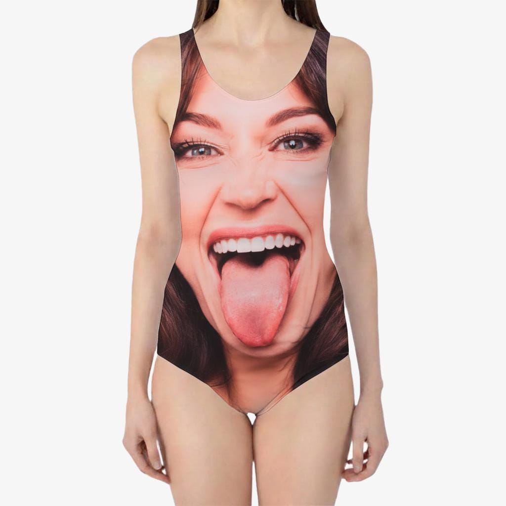 Personalised Face Photo Funny Swimsuit
