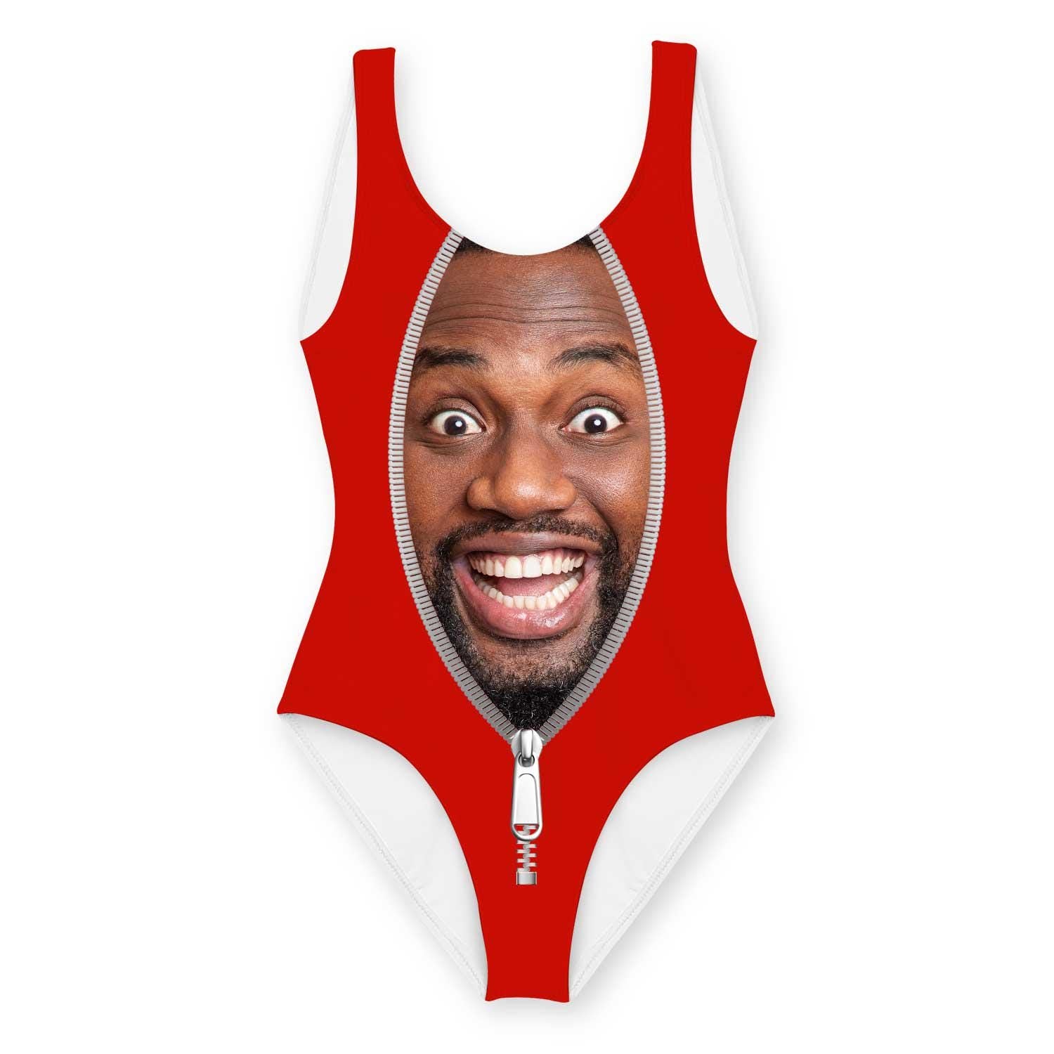 Zip Up Personalised Swimsuit
