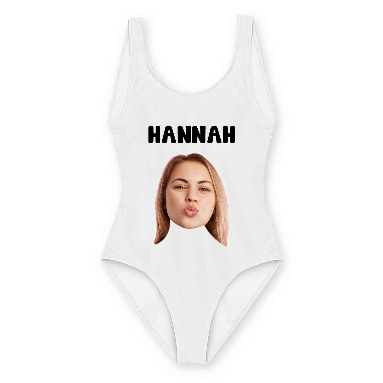 Your Name And Face Personalised Swimsuit