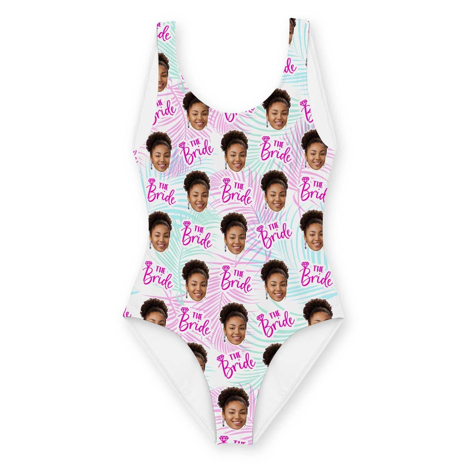 The Bride Swimsuit Personalised Face Pattern