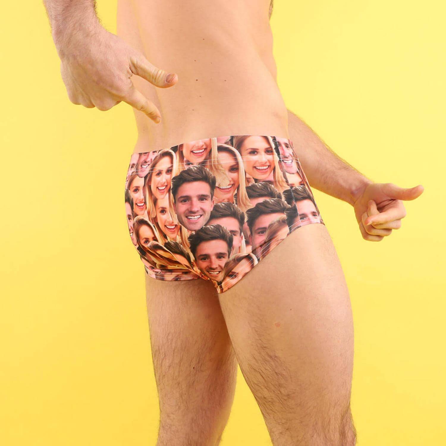 Face Mash Personalised Swim Trunks