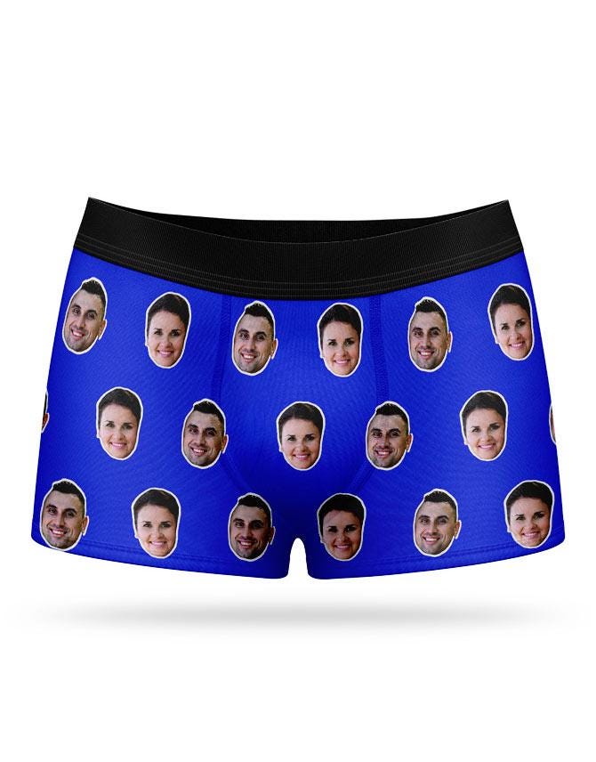 Custom Printed Face Boxers