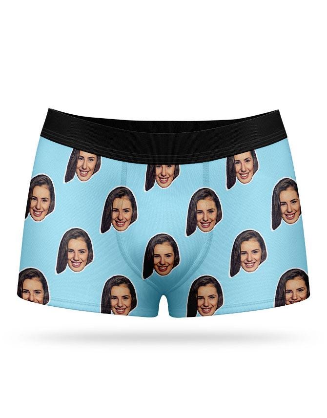 Custom Printed Face Boxers