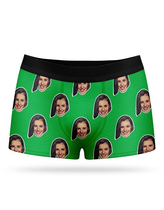 Custom Printed Face Boxers