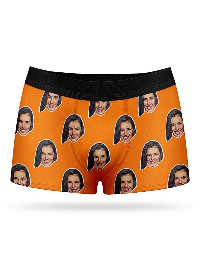 Custom Printed Face Boxers