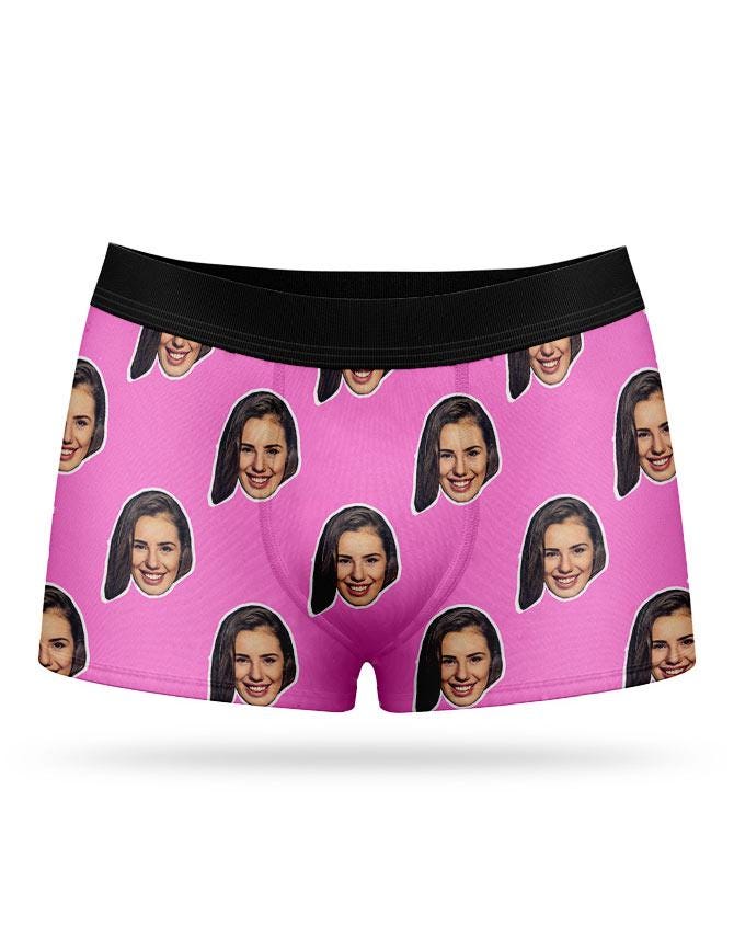 Custom Printed Face Boxers