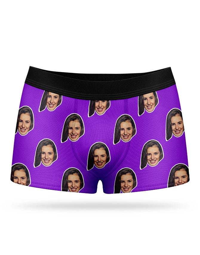 Custom Printed Face Boxers