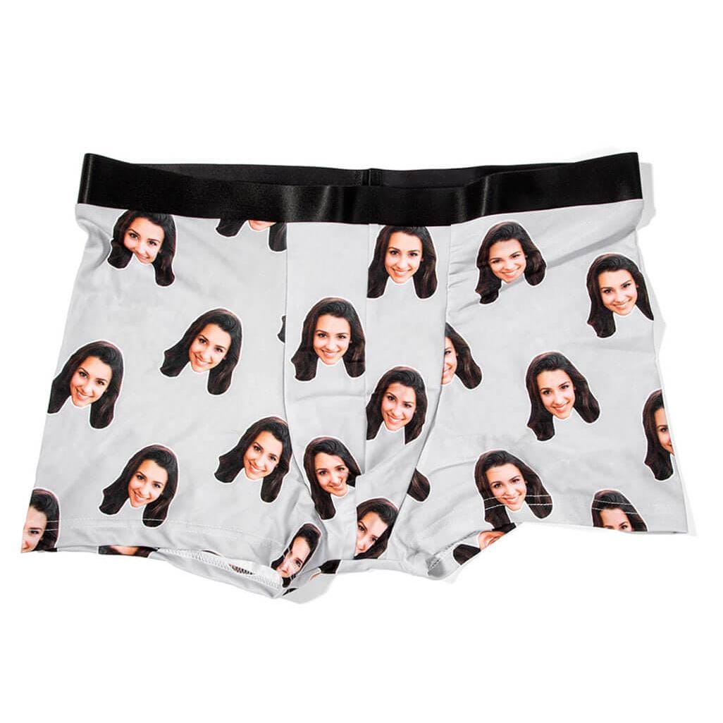 Custom Printed Face Boxers