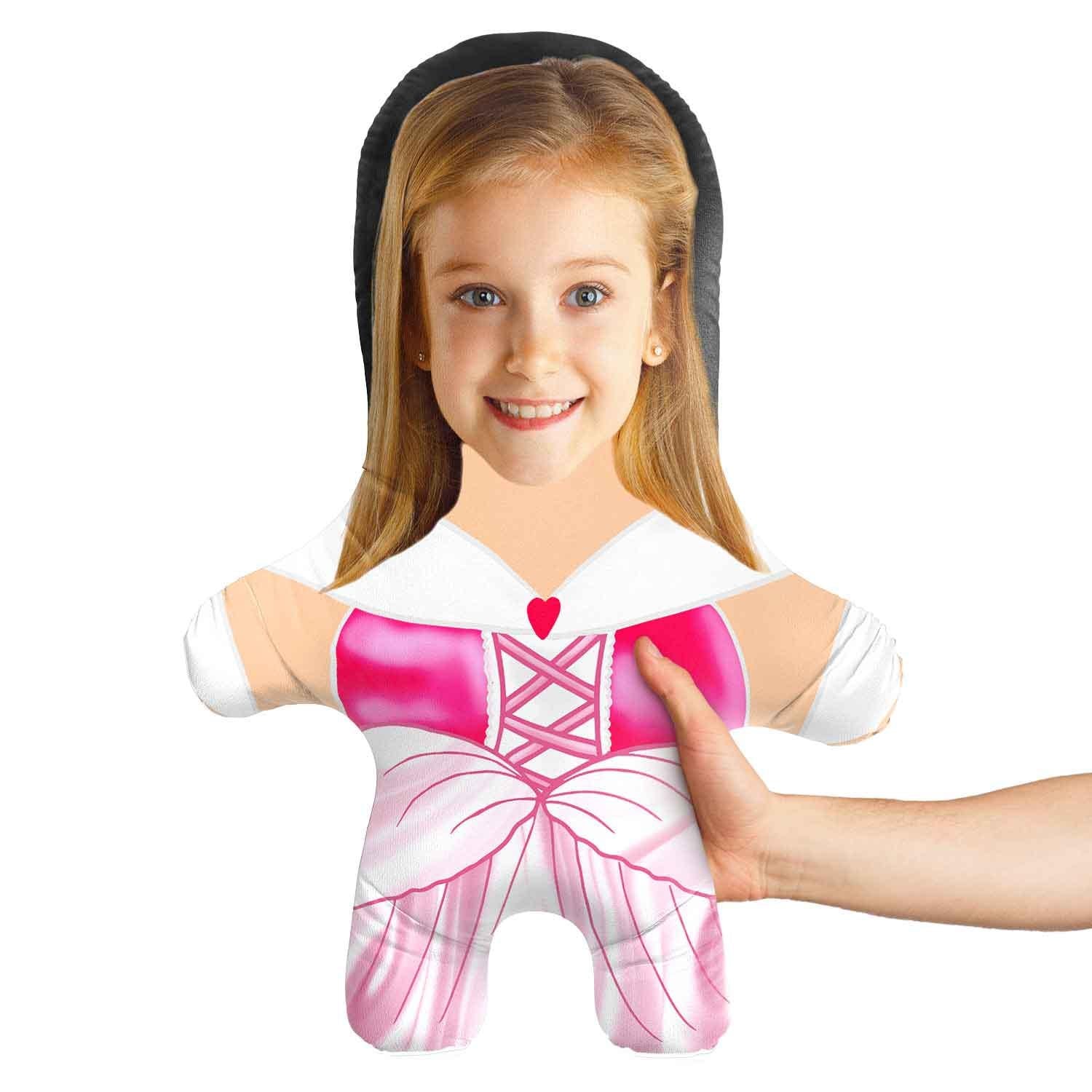 Princess Face Pillow Personalised Teddy Bear