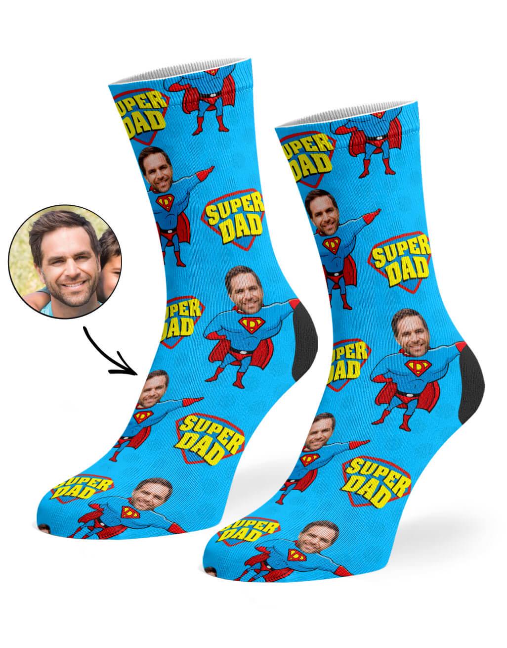 Super Hero Dad Socks