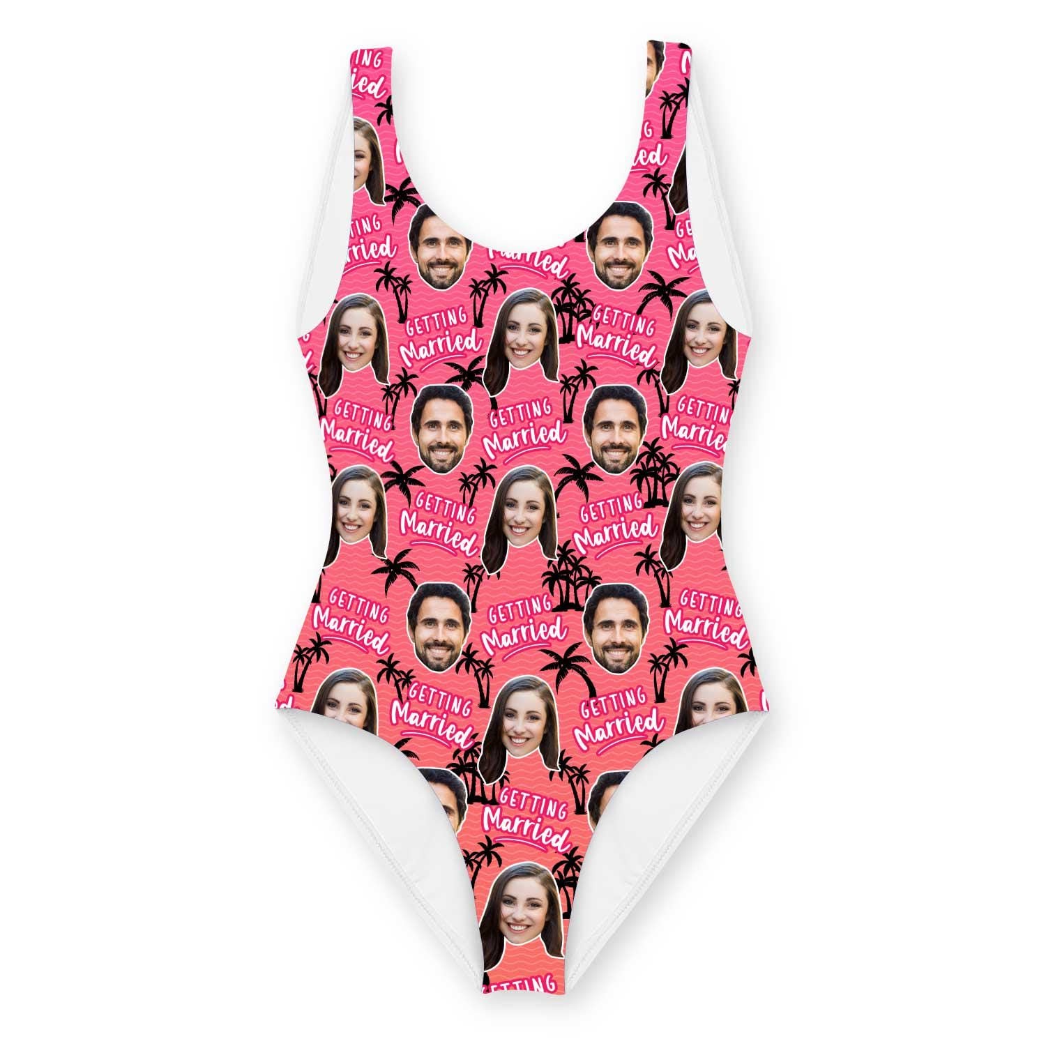 Getting Married Personalised Faces Swimsuit