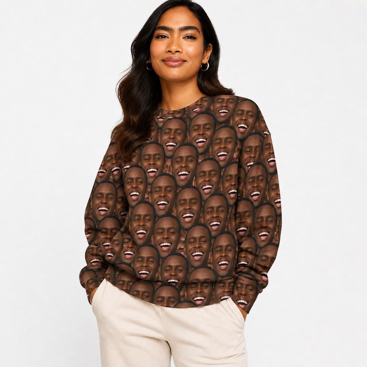 Face Mash Personalised Sweatshirt