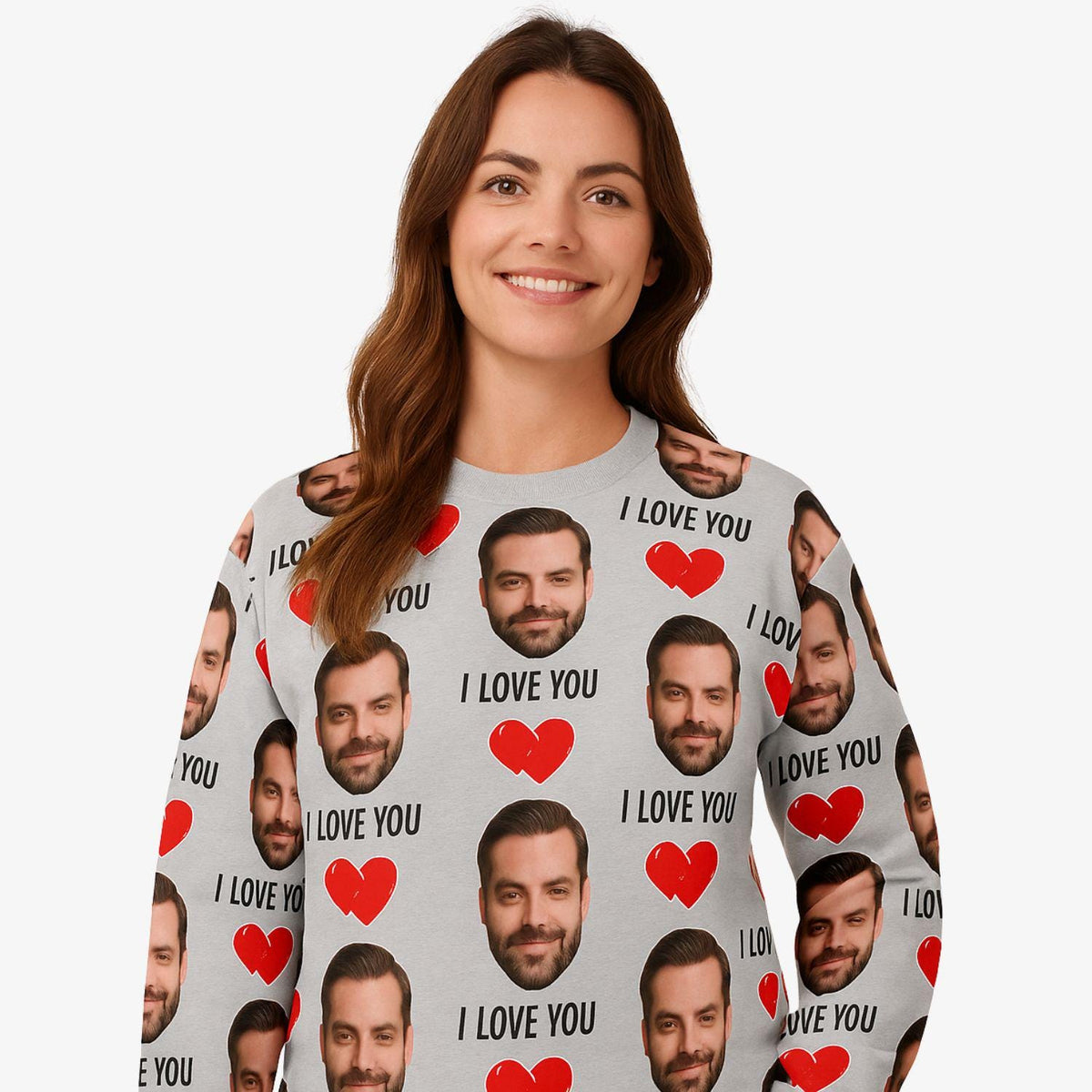 I Love You Personalised Sweatshirt