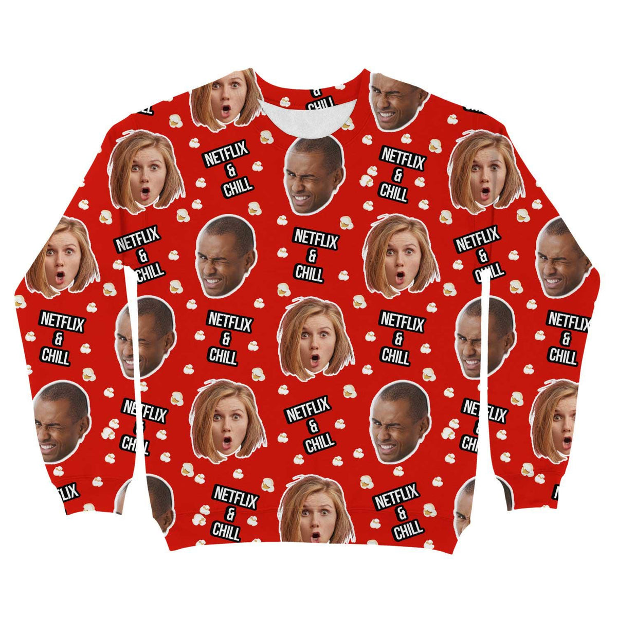 Netflix & Chill Personalised Sweatshirt