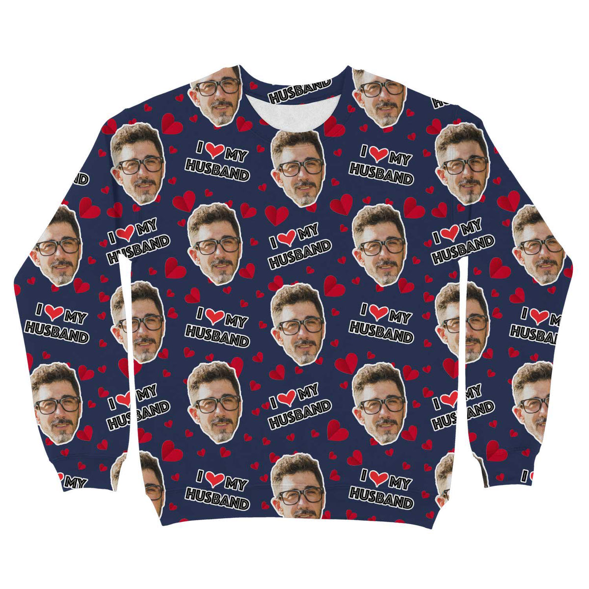 I Love My Husband Personalised Sweatshirt