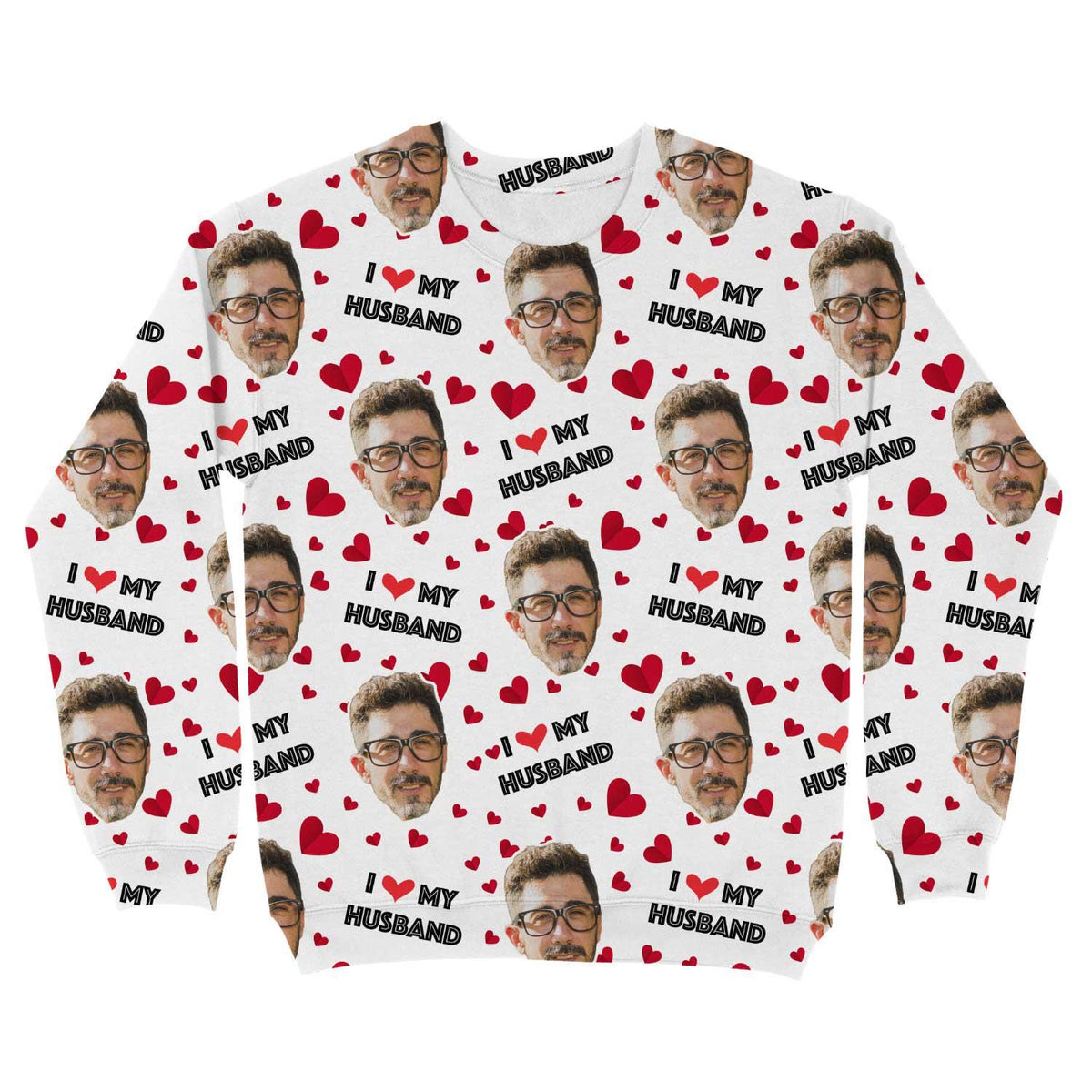 I Love My Husband Personalised Sweatshirt