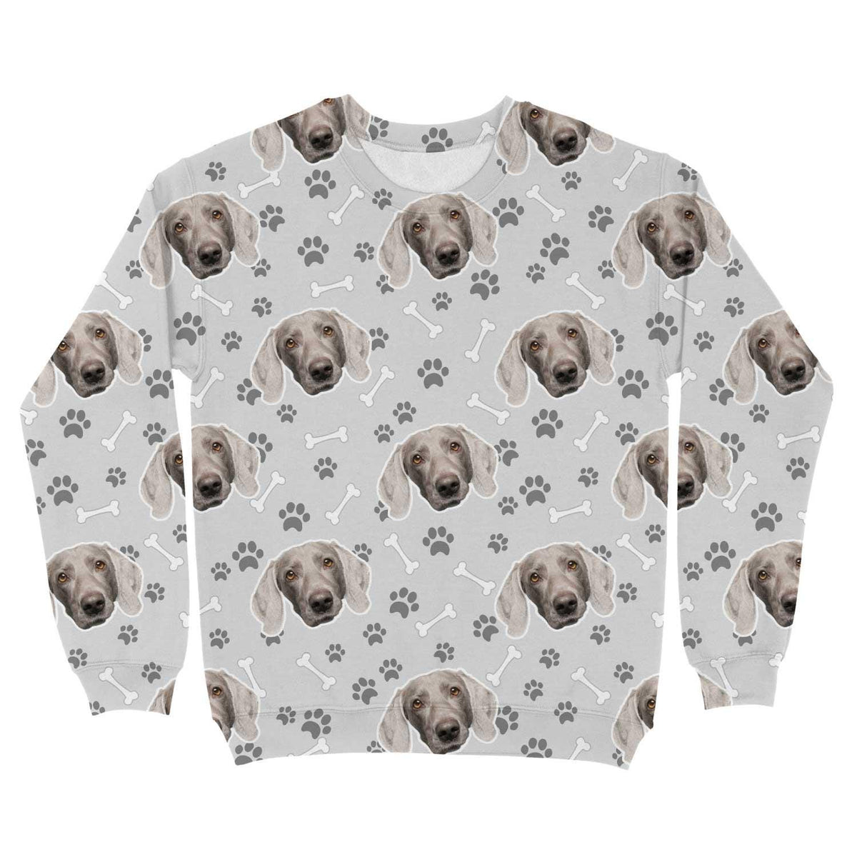 Dogs Pattern Personalised Sweatshirt