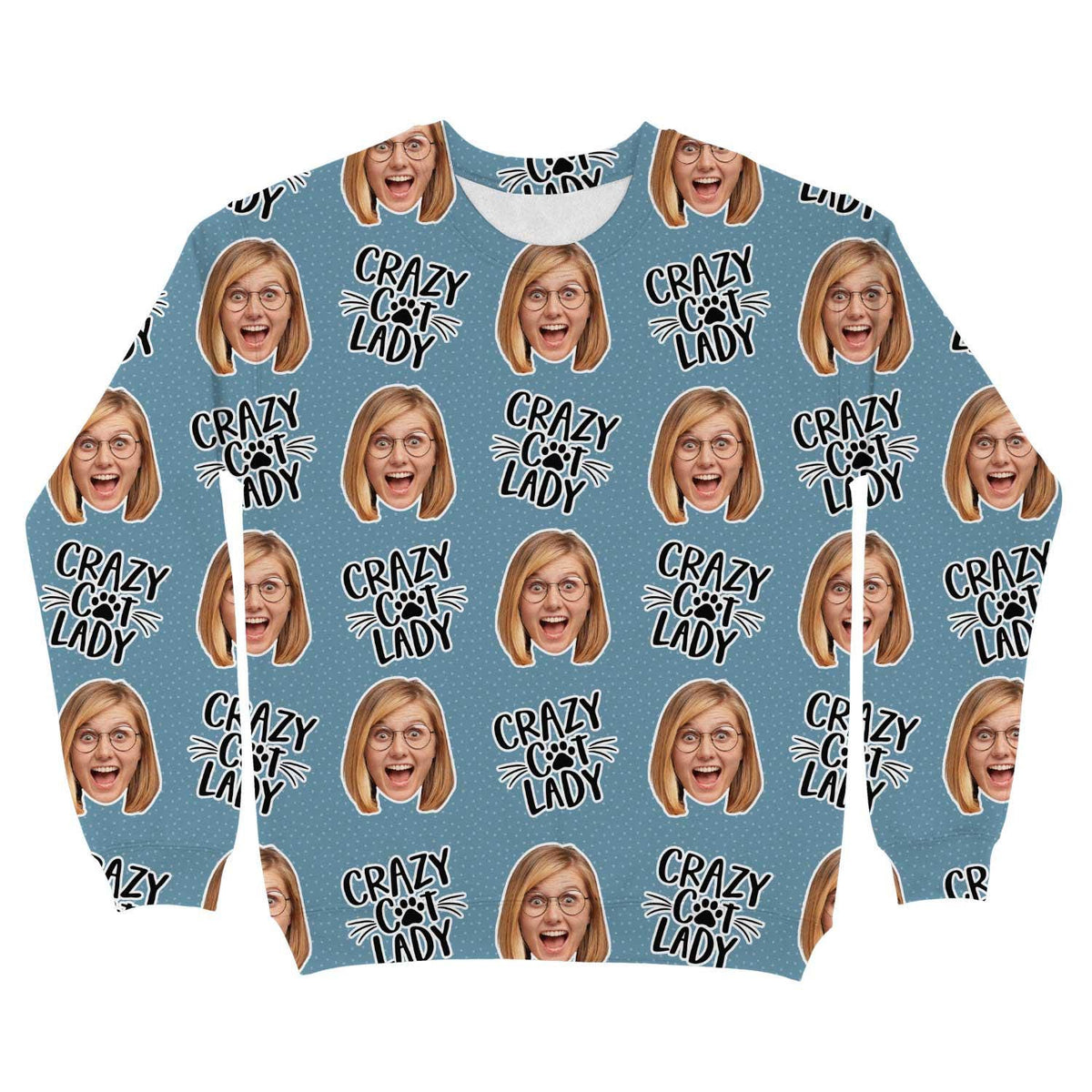 Crazy Cat Lady Personalised Sweatshirt