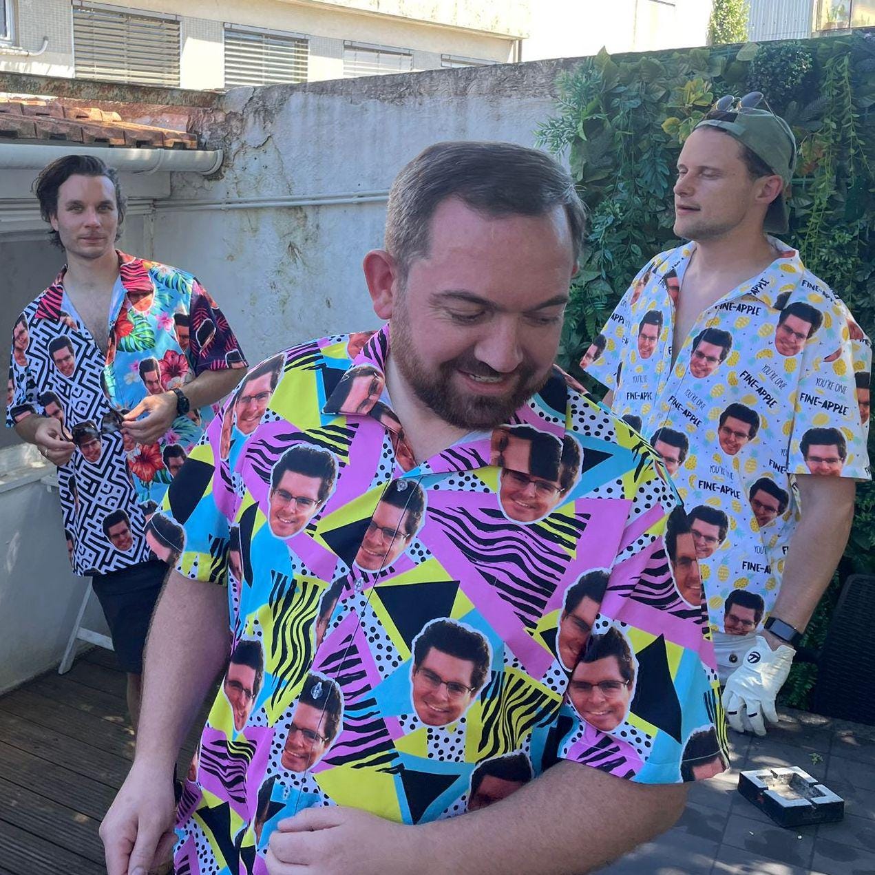 Retro Pattern Custom Hawaiian Shirt