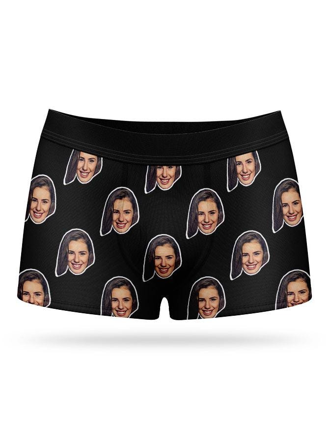 Custom Printed Face Boxers