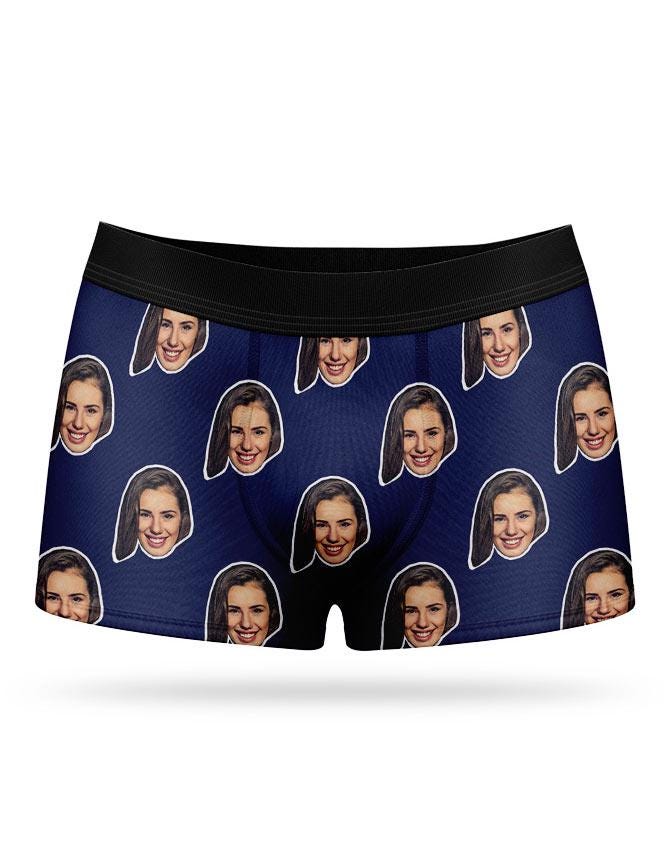 Custom Printed Face Boxers