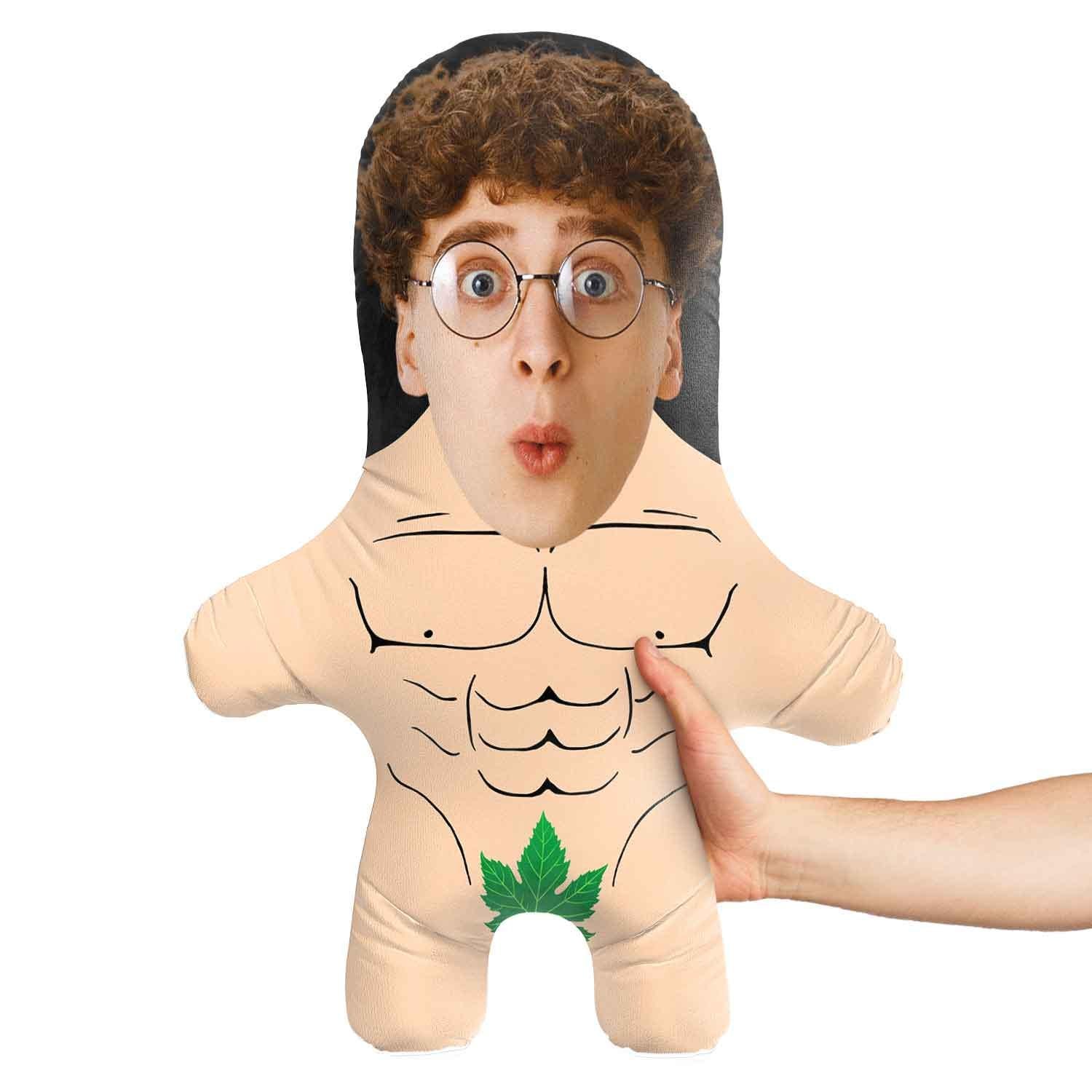 Naturist Face Pillow Personalised Teddy Bear
