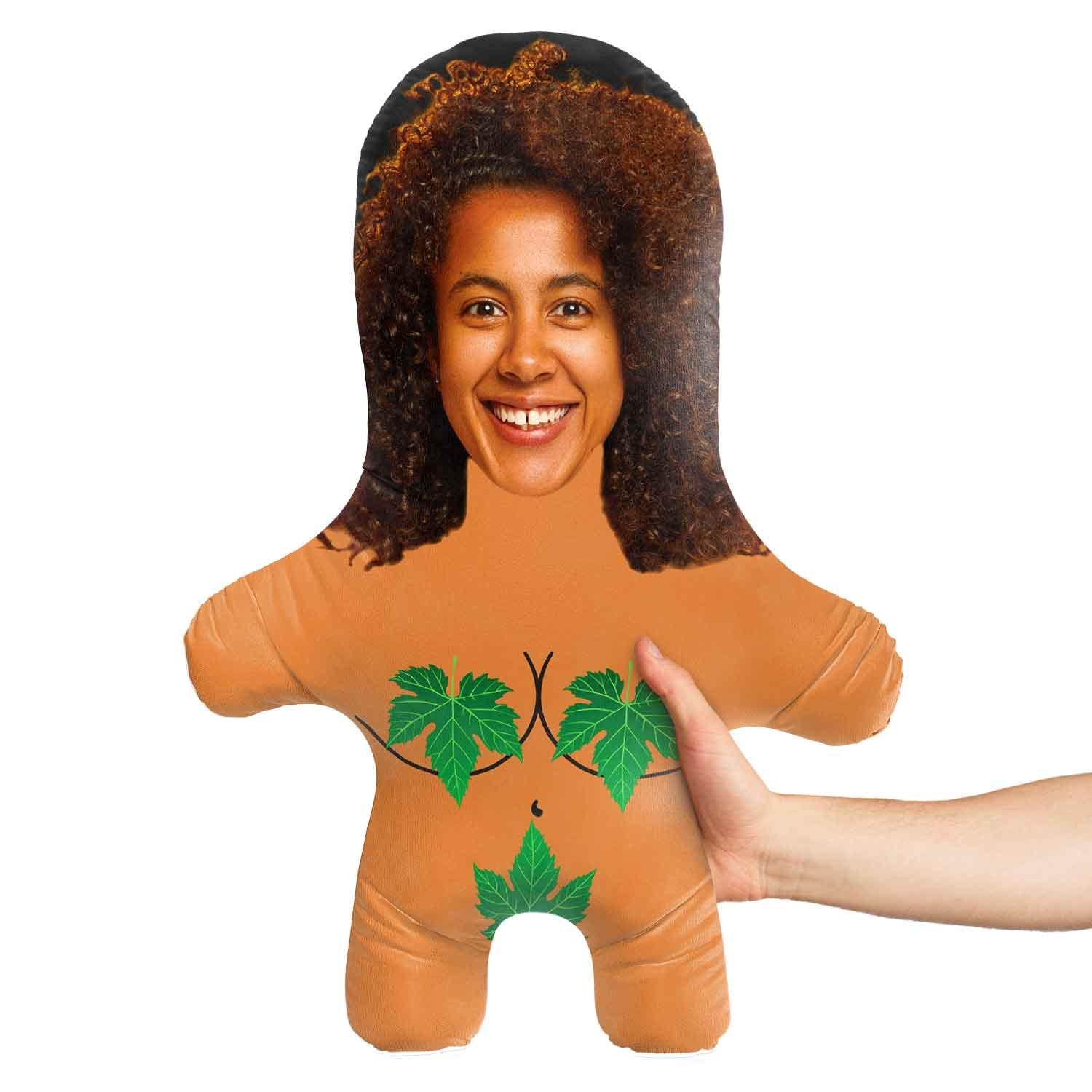 Female Naturist Face Pillow Personalised Teddy Bear