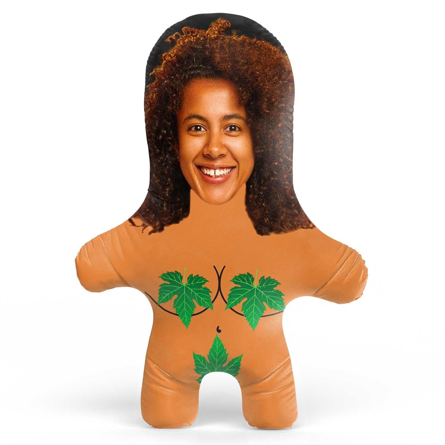 Female Naturist Face Pillow Personalised Teddy Bear