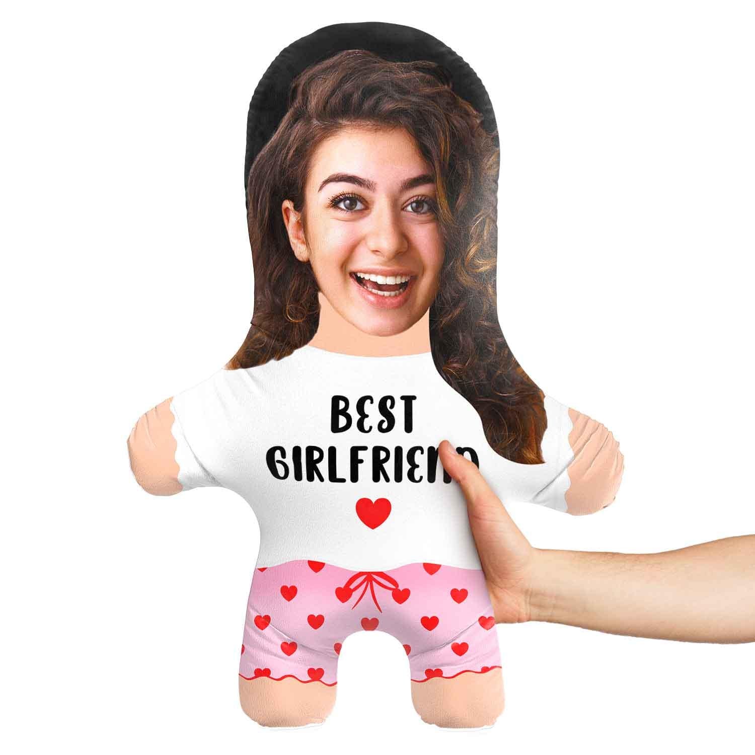 Best Girlfriend Face Pillow Personalised Teddy Bear