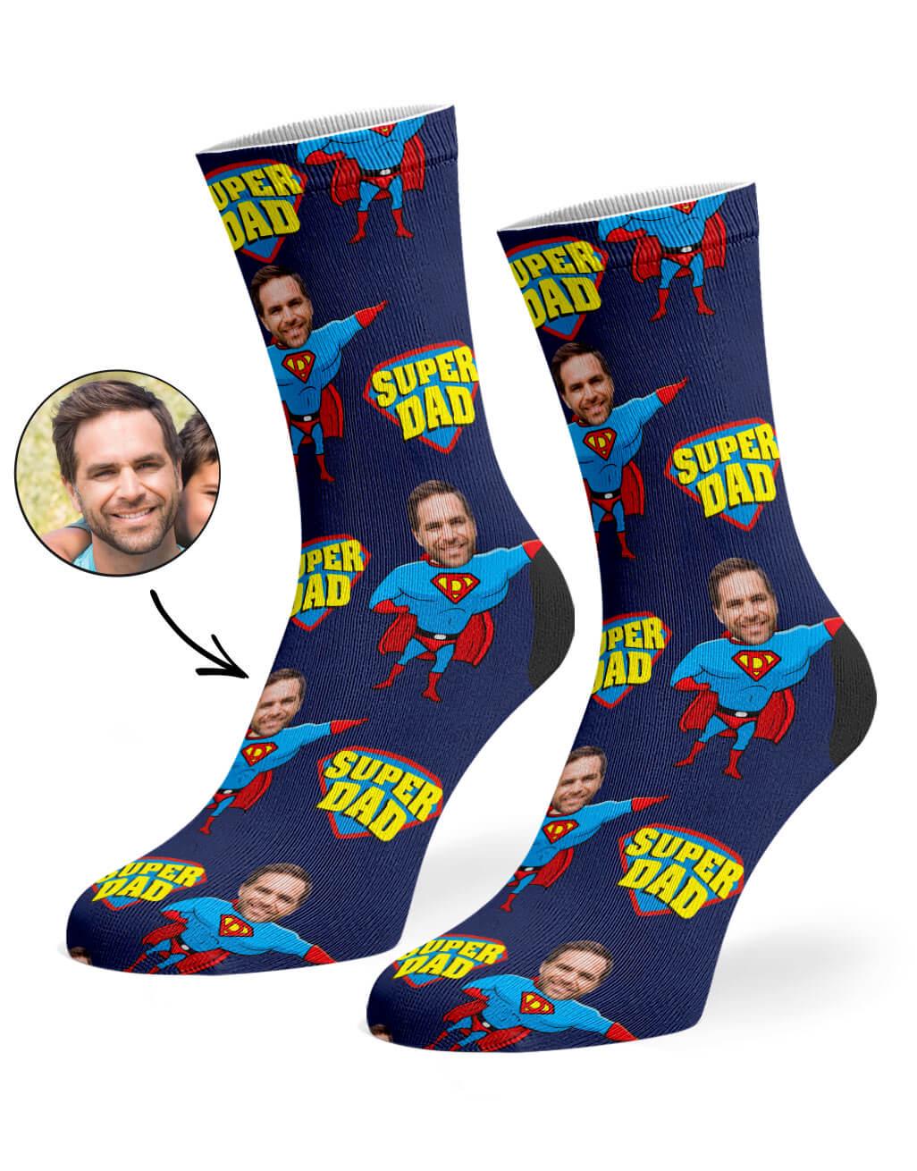 Super Hero Dad Socks