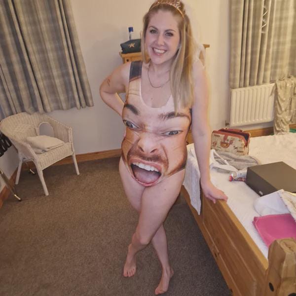 Personalised Face Photo Funny Swimsuit