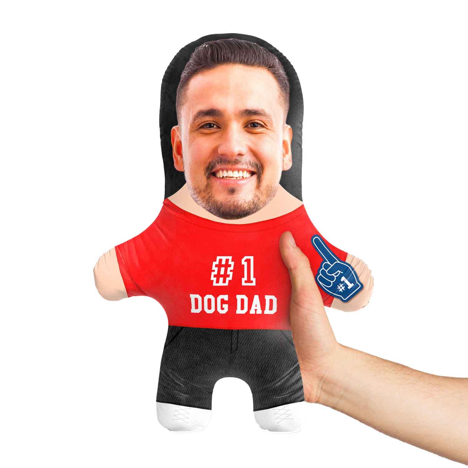 Number 1 Dog Dad Personalised Dog Toy