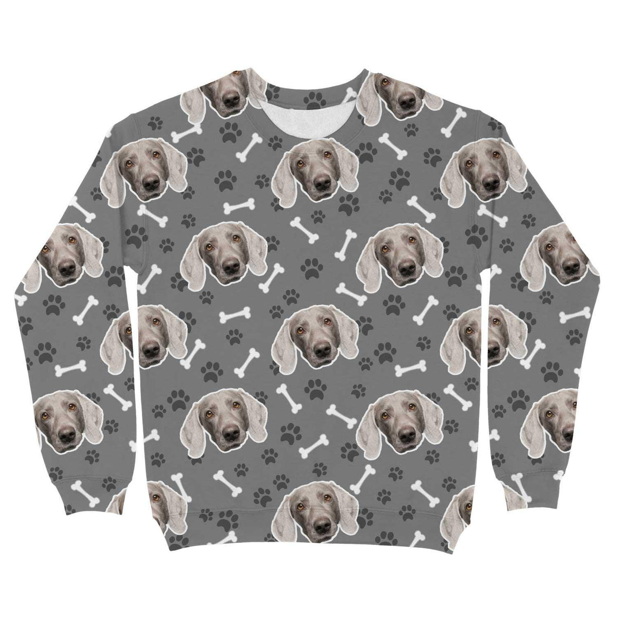 Dogs Pattern Personalised Sweatshirt