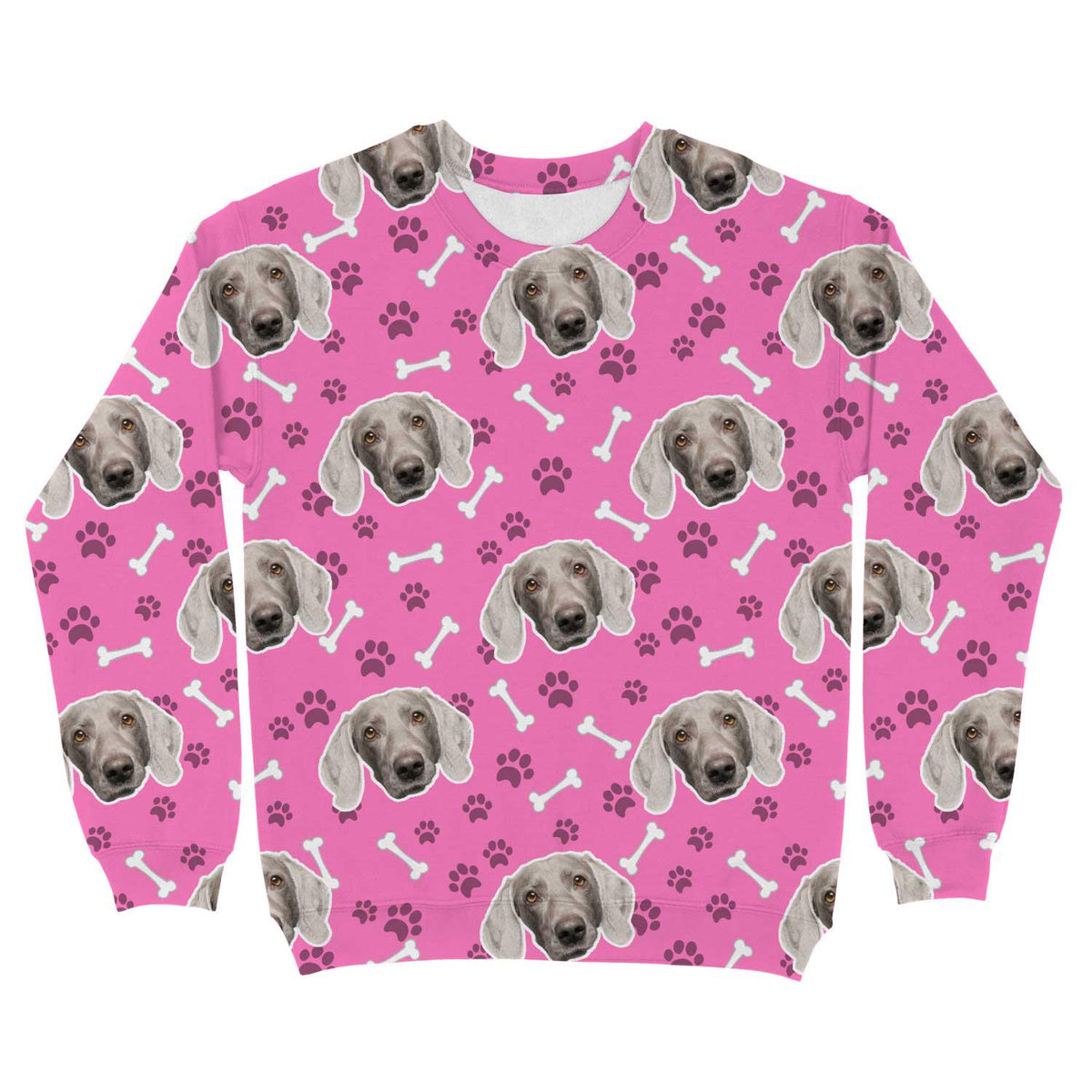 Dogs Pattern Personalised Sweatshirt