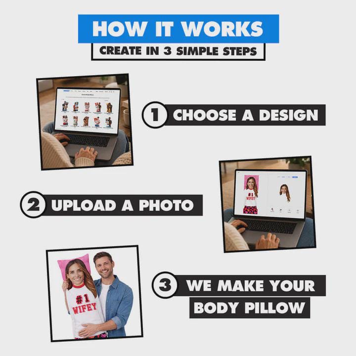 Lets Avocuddle Custom Body Pillow