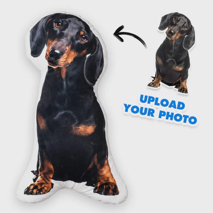 Dog Photo Pillow | Personalised Dog Pillow | Custom Pet Shaped Cushion