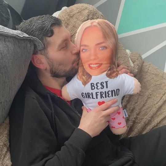Best Girlfriend Face Pillow Personalised Teddy Bear