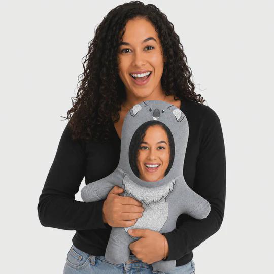 Personalised Koala Teddy Bear | Custom Photo Koala Pillow | Koala Lover Gift